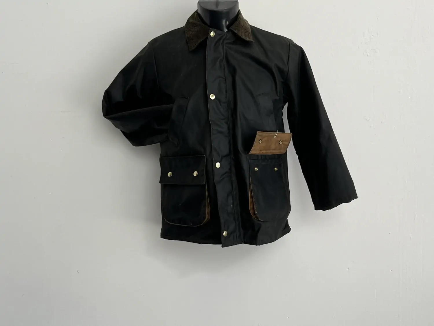 Kids 2 Tone Cupra Wax Jkt Front