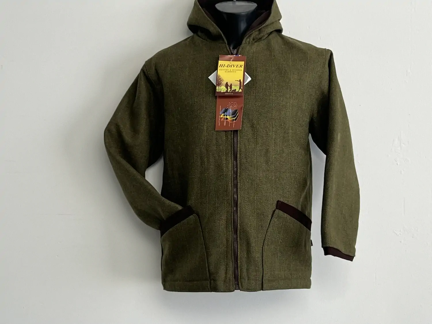 Kids Tweed Hoodie Front