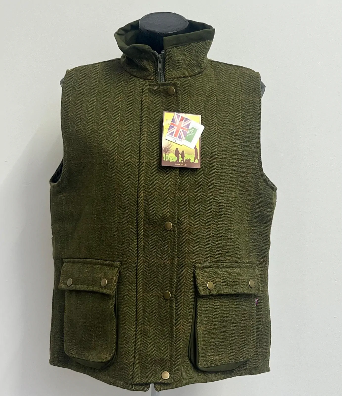 Ladies Tweed Gillet 1