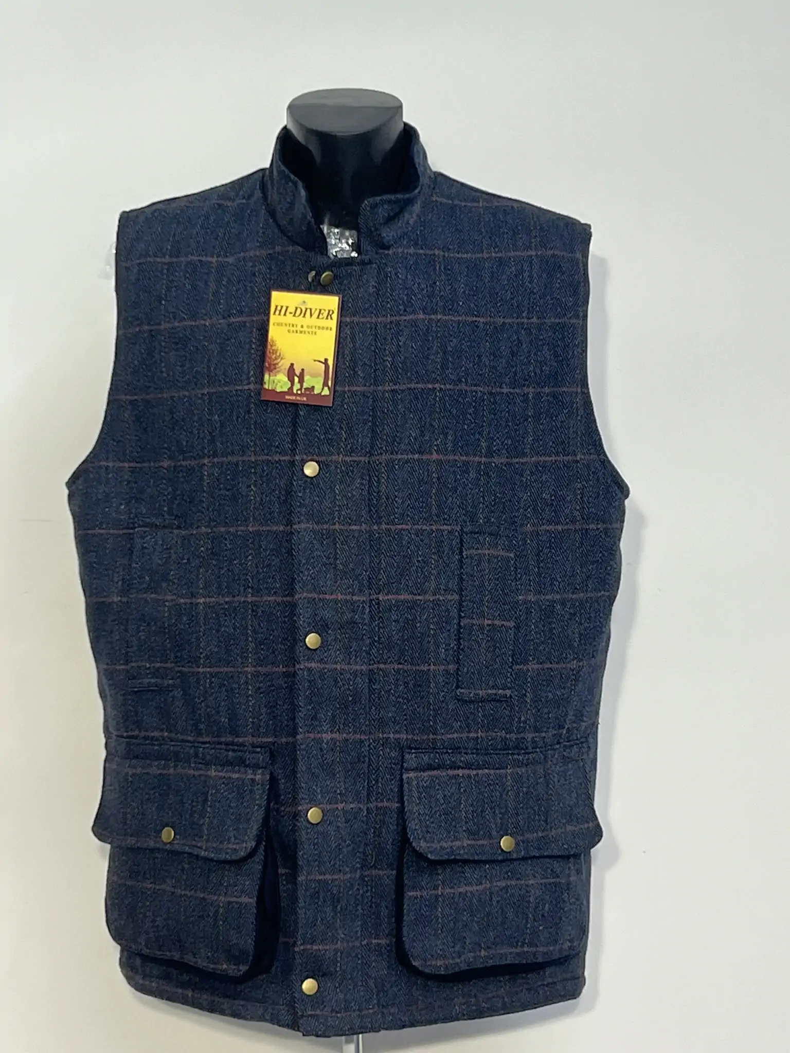 Mens Tweed Waist Coat